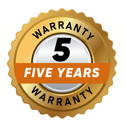5-Year Warranty